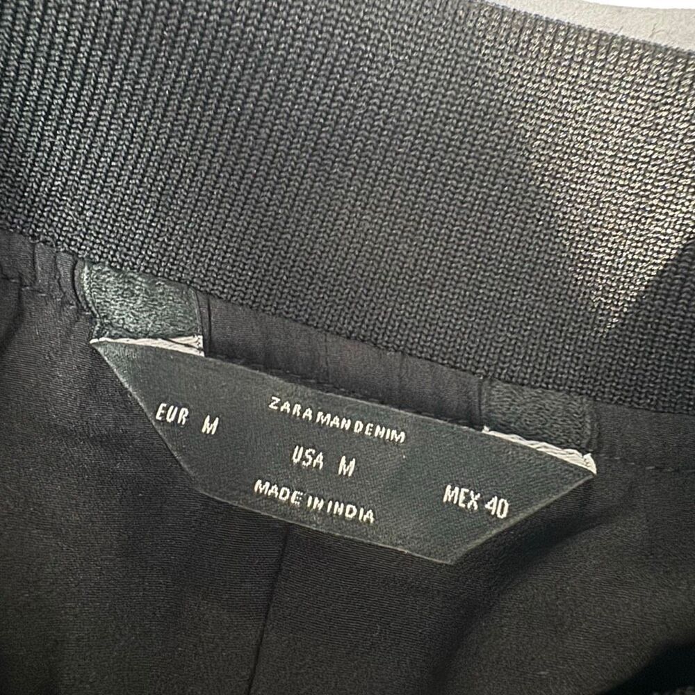 Zara Man Limited Edition Velvet Embroidered Bomber Jacket M - Picture 5 of 7